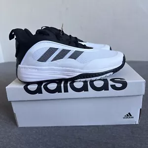 adidas Men’s Own The Game 3 Basketball White/Black Shoes IF4565 Size US8.5 New - Picture 1 of 8