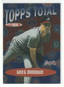 2002 Topps Total #TT30 Greg Maddux - Atlanta Braves HOF - Picture 1 of 2