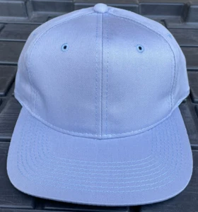 Cappello berretto snapback Youngan blu chiaro nuovo senza etichette vintage anni 90 bianco per personalizzato - Foto 1 di 9