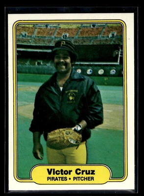 1982 Fleer Baseball #480 Victor Cruz Set Break Mint+ Pittsburgh Pirates - Image 1 of 2