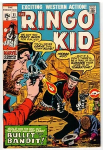 RINGO KID #11 1971 MARVEL ETÀ DEL BRONZO FINE+! - Foto 1 di 2