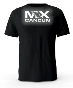 Cancun MX Reflective Logo Black T-Shirt - Bild 1 von 4