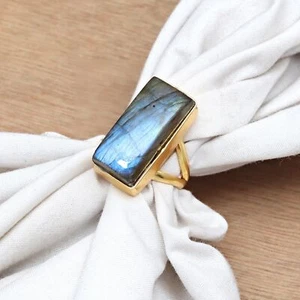Labradorite Gemstone Handmade Silver Jewelry  "6" - Picture 1 of 11