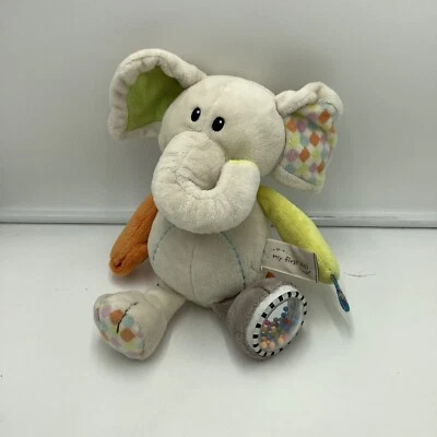 Soporte chupete sonajero juguete suave de peluche My First Nici Dundi Elephant  Foto 1 de 4