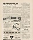 1954 Harley-Davidson majordome Wisconsin usine - article moto vintage
