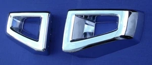 CHROM Stosßstangen Ecken Cover VORNE für HUMMER H2 - Picture 1 of 4