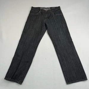 Structure Jeans Mens 32X30 Gray Black Slim Straight Leg - Picture 1 of 11