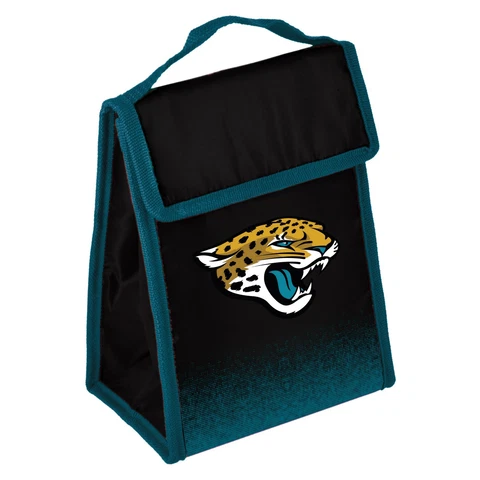 Jacksonville Jaguars Insulated Lunch Bag Box Cooler Gradient Logo 9" x 7" x 4.5" Cover