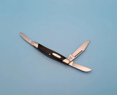 Navaja de bolsillo Buck USA 303 - SIN CÓDIGO DE FECHA - De colección - Tres hojas plegables - Negra Foto 1 de 4