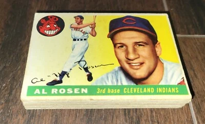 $$ 1955 Topps VG-VG/EX Lot-ROSEN GROAT PARKS QUALTERS BOLLING HACK HARSHMAN ++++ - Image 1 of 4