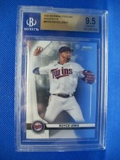 ROYCE LEWIS 2020 Bowman Sterling Prospects #8 BGS GEM MINT 9.5 Twins