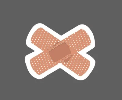 Vendaje Adhesivo X Curación Herida Daño Regalo Impermeable NUEVO Foto 1 de 3