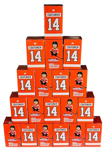 Sean Couturier #14 Philadelphia Flyers Bobblehead SGA 3/28/23 Brand New In Box Cover