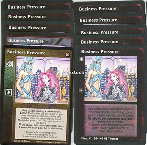 Business Pressure x10 TAE VTES Jyhad Lot A - Bild 1 von 1