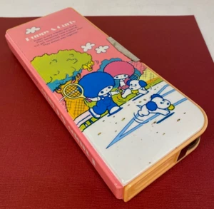 Vintage Venice 1980s ❤ Puppy & Curly ❤ Hard Pink Pencil Case - Japan Stationery - Picture 1 of 12