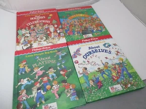 Fisher Price Little People großes Buch 4 Stück über Serien (Time Life Kinder)  - Bild 1 von 10