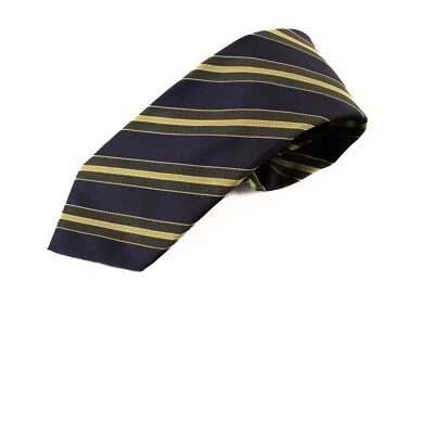 Corbata de seda 100 % seda azul CANALI - Imagen 1 de 4