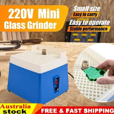 220V Mini Portable Stained Glass Grinder Diamond Automatic Art Grinding Tools AU - image 1 of 4