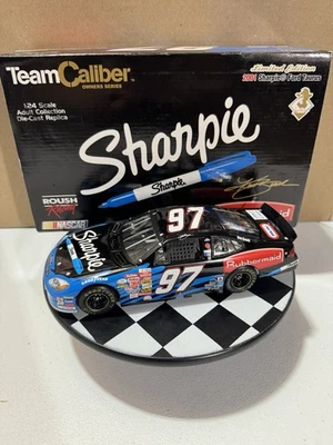 Kurt Busch #97 Sharpie ROOKIE AÑO 2001 Equipo Calibre Propietarios Serie 1/24 Diecast Foto 1 de 4