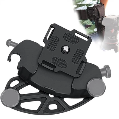 Kit de hebilla colgante con clip para cinturón de cámara DSLR para montaje de correa para el hombro para mochila Foto 1 de 4