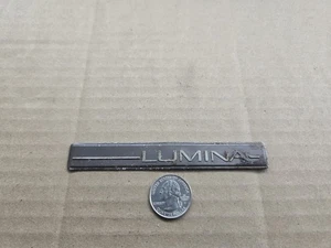 Chevy OEM Lumina Front Dashboard Dash 4 5/8" Emblem Badge Logo Nameplate Name - Bild 1 von 4