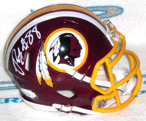 PIERRE GARćON SIGNED WASHINGTON REDSKINS SPEED MINI HELMET -Colts - J.S.A. Cert. - Picture 1 of 4