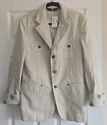 Men's House of Howe  Gothic Ecru Blazer Jacket Size 38  NWT - Image 1 of 4