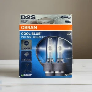 NEW! Osram Xenarc “Cool Blue Intense” HID Xenon Bulbs D2S 12V/35W 6200K | 2 Pack - Picture 1 of 2