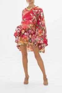 CAMILLA Sweet Home Alexandria Short V Neck Ruffle Kaftan RRP $799 - Picture 1 of 4