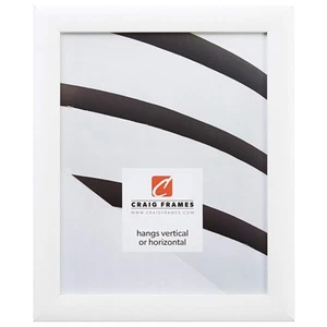 23247812 4 by 6-Inch Picture Frame, Smooth Finish, 1-Inch Wide, White - Picture 1 of 6