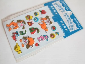 Marukai Japan Super Puffy Stickers - Googly Eyes - Dog Telephone etc - Picture 1 of 5