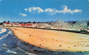 Postkarte Santa Cruz Kalb. Casino Boardwalk Achterbahn Vergnügungspark Y18 - Bild 1 von 2