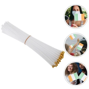  120 Pezzi Pali Bandiera in Plastica Pali Bandiera Giardino per Decorazioni Festive - Foto 1 di 12