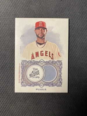 Albert Pujols 2019 Topps Allen And Ginter Relic Card Los Angeles Angels - Image 1 of 2