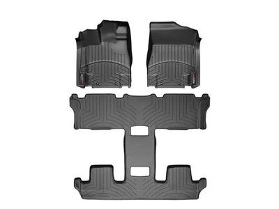 WeatherTech FloorLiner 适用于 2011 - 2017 年日产 Quest - 全套,黑色 — 第 1/4 张图片