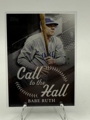 2025 Topps Series 1 BABE RUTH CALL TO THE HALL New York Yankees - Image 1 of 2