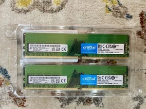 Crucial Ram CT2K8G4DFRA32A 16GB Kit (2x8GB) DDR4 3200MHz CL22 UDIMM 1.2V - Picture 1 of 2