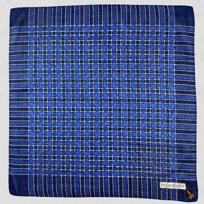 Pañuelo vintage Yves Saint Laurent pañuelo pañuelo pañuelo cuadrado de bolsillo Foto 1 de 4