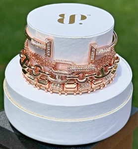Bomb Party Summer Stacks 2025 "Absolute Luxury" Rose Gold 4 Bracelets ST49555 - Picture 1 of 3