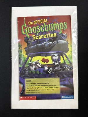 The Official Goosebumps Scarezine #5 R.L. Stine Scholastic Fan Club 1997 Foto 1 de 4