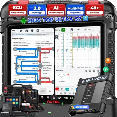 🔥【2 YEARS FREE UPDATE】🔥2025 Autel MaxiSYS Ultra S2 6in1 VCMI2 Diagnostic Tool - Imagem 1 de 4