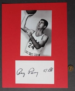 1959-61 Indiana University New Castle Ray Pavy signed autographed card & photo - - Picture 1 of 1