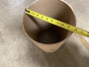 (1)LARGE HARD TO FIND Arts and Crafts Cardboard Tube 18" H x 10" OD X 1/4 Thick  - Picture 1 of 3