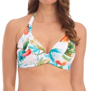 Fantasie Swimwear Kiawah Island Halter Bikini Top Aquamarine 501204 - Picture 1 of 2
