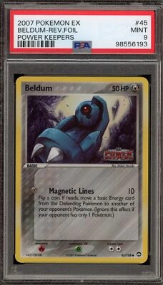 Pokemon Beldum EX Power Keepers Reverse Holo #45 PSA 9 Mint - Image 1 of 2