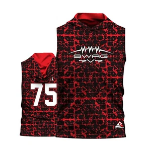 Individuelles personalisiertes Sport-Tanktop mit Kapuze Trikot - SWAG - 7vs7 Fußball - Bild 1 von 7