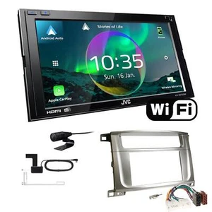 JVC Autoradio WiFi Apple CarPlay Android für Lexus LX 2003-2007 anthrazit/silber - Bild 1 von 7