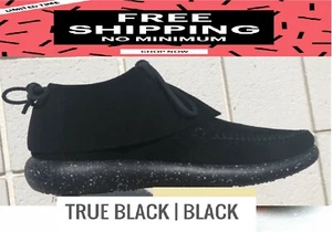 Worldboots Original MUJER TALLA 11 Falda Negra Topo Moderna Mocasín/Tenis NUEVA CON ETIQUETAS - Imagen 1 de 10