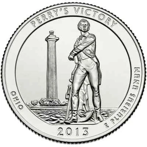 2013 D Perry's Victory Peace Memorial Quarter - brillant unzirkuliert - ATB - Bild 1 von 2