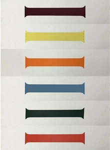 Genuine Apple Watch Band Silicone Solo Loop 38mm 40mm 41mm Series 3 4 5 6 7 8 SE - Picture 1 of 15